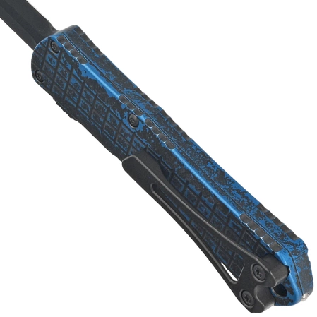 Nóż automatyczny OTF Heretic Manticore S D/E Breakthrough Blue Aluminium, Black DLC MagnaCut by Tony Marfione Jr.(H024F-6A-BRBLU)