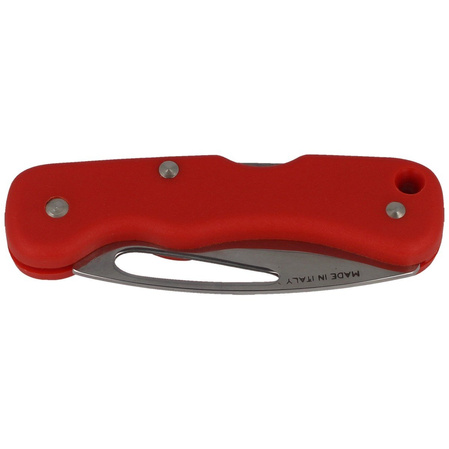 MAC 697 Rescue Knife Red FRN, Mirror W 1.4034