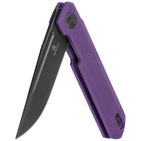 Nóż składany Bestechman Mini Dundee DD Purple G10, Black PVD D2 by Ostap Hel (BMK08D)