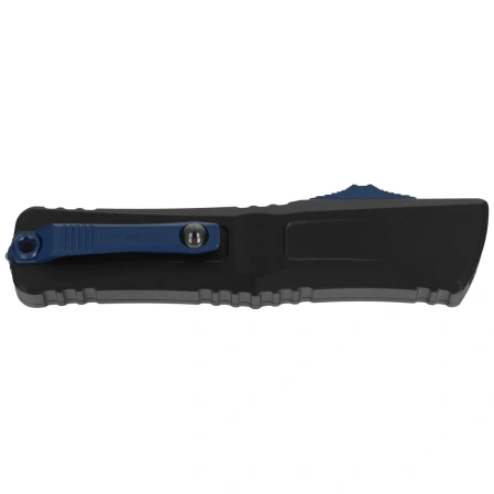 Nóż automatyczny OTF Microtech Combat Troodon Gen III S/E Black Aluminium, Navy Blue M390MK by Tony Marfione (1143-1NASK)