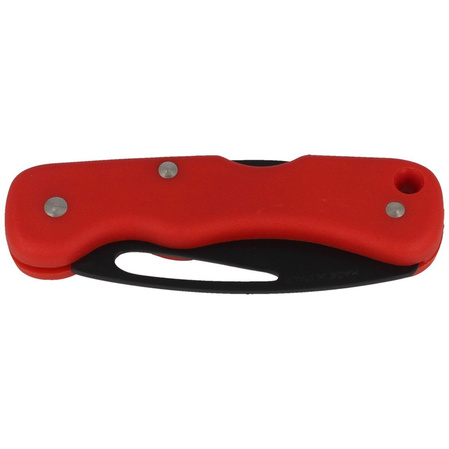 Nóż ratowniczy MAC 697 Rescue 2 Red FRN, Black Idroglider W 1.4034