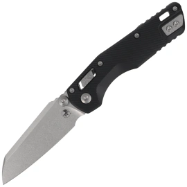 Microtech MSI Mini S/E Knife Fluted Black Aluminium, Stonewashed M390MK by Tony Marfione (210M-10FL)