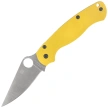 Nóż składany Spyderco Para Military 2 Lightweight Salt Yellow FRN, Satin MagnaCut by Sal and Eric Glesser (C81PYL2)