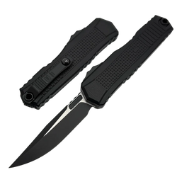 Nóż automatyczny OTF Microtech Glock G19K S/E Black Aluminium, Black M390MK by Tony Marfione (81-1T)