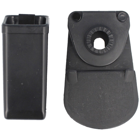 ESP Double-Stack 9 mm / .40 Magazine Pouch with ESP Paddle Mount, Black (MH-24)