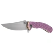 Nóż składany WeKnife Dracarys LE No ???/199 Purple / Golden Titanium, Hand Rubbed Satin M390 (WE25061B-2)