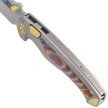 Remette Scepter Knife Gray Titanium/Timascus, Pearlescent Surface M390 (SCPT-A)