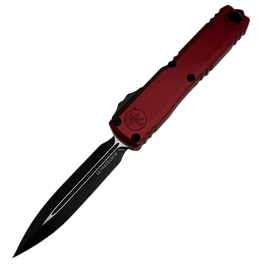 Microtech Ultratech Gen IV D/E OTF Knife Merlot Aluminum, Black M390MK by Tony Marfione (11224-1MR)