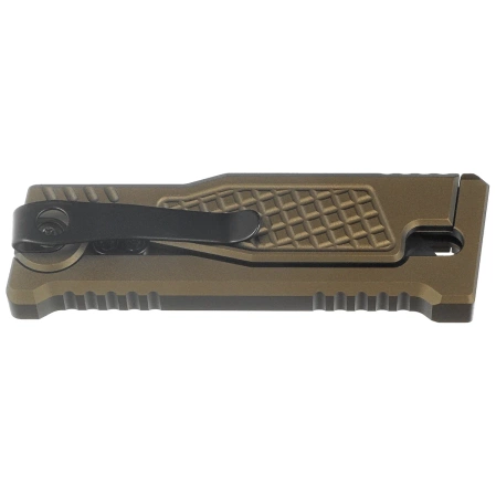 Reate EXO-U-V2 Diamond Pattern OTF Gravity Knife Bronze Aluminium, Stainless Steel (EXO-U-V2 DPB)