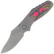 Kubey KB Knives Stroller Gray Titanium/Damtanium CamoCarbon, Darkwashed CPM 20CV by Utilizator (KB384B)