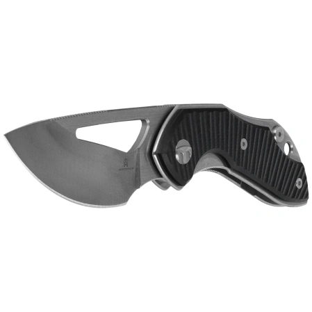 Bestechman Triassic Knife Black G10, Satin 14C28N by Denis Simonutti (BMK17A)