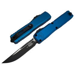 Microtech Ultratech Gen IV S/E Tactical Blue Aluminum, Black M390MK by Tony Marfione (11214-1BL)