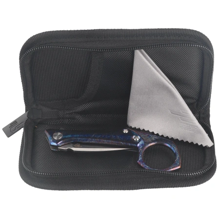 Nóż składany Bestech Duci Flamed Titanium, Satin CPM 20CV by Ostap Hel (BT2605D)