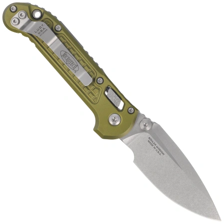 Microtech LUDT Ram-Lok S/E Knife OD Green Frag Aluminium, Stonewashed M390MK by Tony Marfione (1135RL-10FROD)