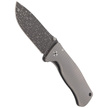 LionSteel SR2 Grey Titanium, Lizard Chad Nichols Damascus by Molletta (SR2DL G)