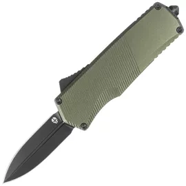 Nóż automatyczny OTF Tekto A5 Spry Mini D/E OD Green Aluminium, Black CPM S35VN