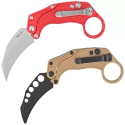 Reate Knife EXO-K Gravity Karambit Red Aluminium, Stonewashed N690