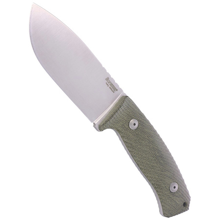 Nóż LionSteel M3 Green Canvas Micarta, Satin Niolox by Michele Pensato (M3 CVG)