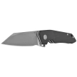 Nóż składany Bestech Barracuda Black G10, Stonewashed/Satin D2 (BG15A-1)