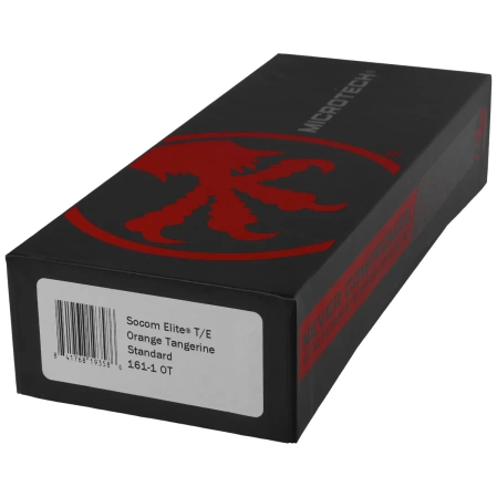 Microtech Socom Elite T/E-M Knife Tactical Orange Tangerine Aluminum, Black M390MK by Tony Marfione (161-1OT)