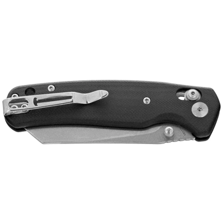 Bestechman Cicada's Wing Knife Black G10, Stonewashed 10Cr15MoV (BMK06I)