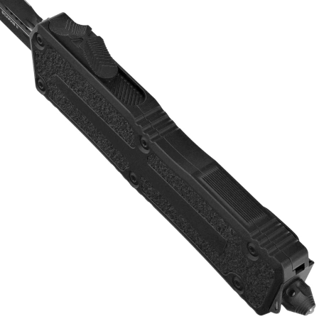 Nóż automatyczny OTF Microtech Scarab II Gen III D/E Black Aluminium, Tactical M390MK by Tony Marfione (1280-1T)