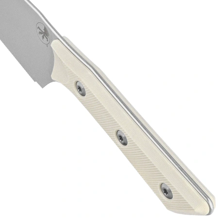 Microtech 6'' Santoku Knife Ivory G10, Stonewashed M390MK (3200-10IV)