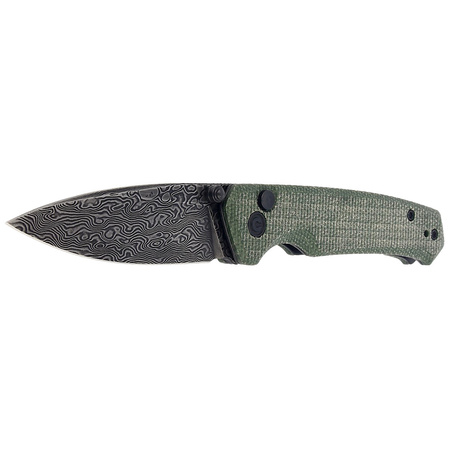 CIVIVI Altus Green G10, Black Damascus (C20076-DS1)