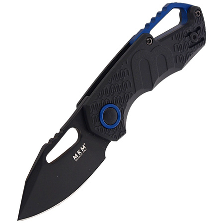 MKM Isonzo Clip Point Knife Black FRN, Black Idroglider N690 by Jesper Voxnæs (MK FX03-3PBK)