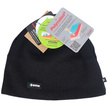 Kama Knitted 100% Merino Wool / Polycolon Band Beanie, Black (A02-110)