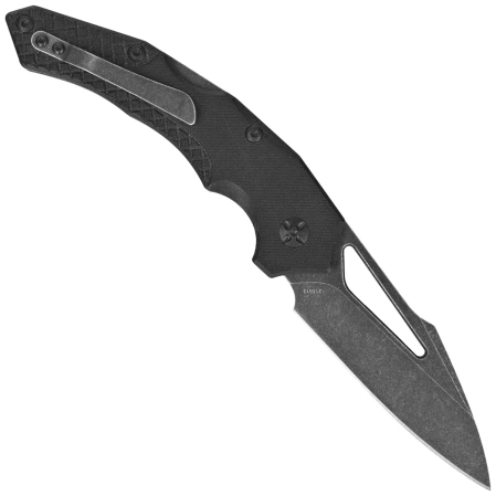 Nóż składany Puma Tec Curved Black G10, Black Stonewashed 7Cr17MoV (315913)