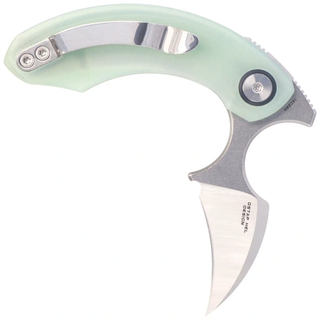 Bestech Strelit Knife Jade G10, Stonewashed / Satin 14C28N by Ostap Hel (BG52B-1)