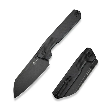 Nóż składany Civivi Hid Black G10, Black Stonewashed 14C28N by Ostap Hel (C23008-1)