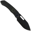Nóż składany Remette Orca Black Titanium/Luminous Carbon Fiber, Black DLC Pearlescent M390 (ORCALS)