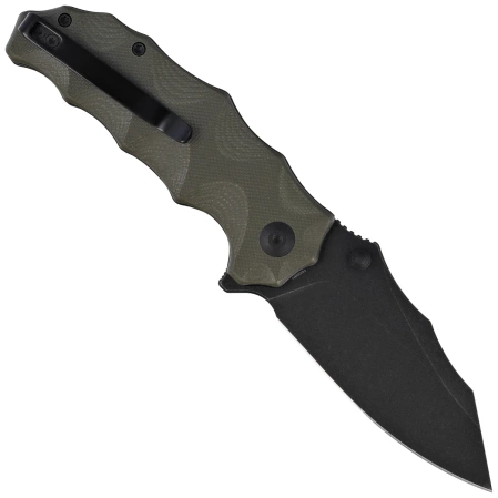 Civivi Natterjack Knife OD Green G10, Black Stonewashed 14C28N (C24028-1)