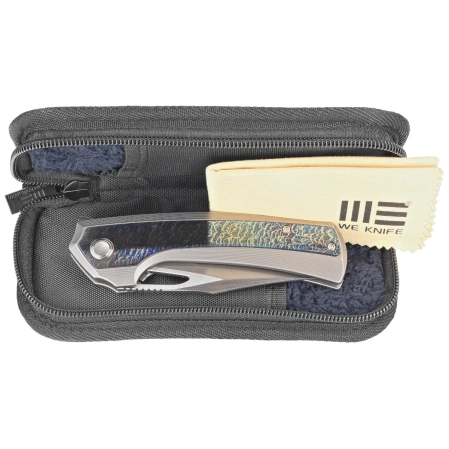 WeKnife Nefaris LE No 147/260 Gray/Flamed Titanium, Hand Rubbed Satin CPM 20CV (WE22040FA-1)