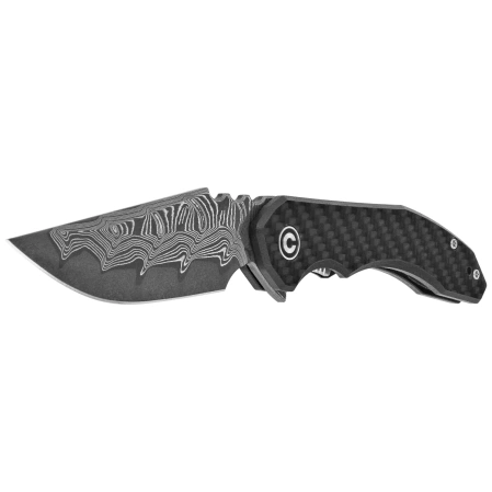 Nóż składany Civivi Bluetick CF Overlay on Black G10, Damascus by Bryan Montalvo (C23050-DS2)