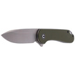 CIVIVI Knife Elementum Flipper OD Green G10, Satin Finish (C907E)