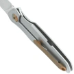 Spartan Blades Pandia Knife Gray Titanium, Bronze HW, Stonewashed MagnaCut by Curtis Iovito (SF16SWBZ)