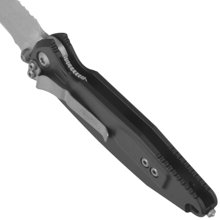 Microtech Socom Elite T/E-E Knife Black Aluminum, Stonewashed P/S M390 by Tony Marfione (161-11)