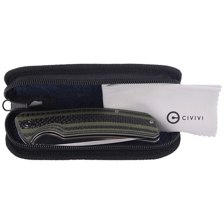 Nóż składany CIVIVI Incite Layered Green G10 / Carbon Fiber, Satin Finish (C908A)
