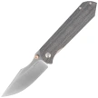 Nóż składany Kizer Harpoon Fold Gray Titanium / Black Norplex UltreX Micarta, Satin Elmax by Maverick Customs (Ki4784A2)