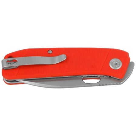 Kubey Hyde Knife Red G10, Beadblasted 14C28N by Colin Maisonpierre (KU2104G)