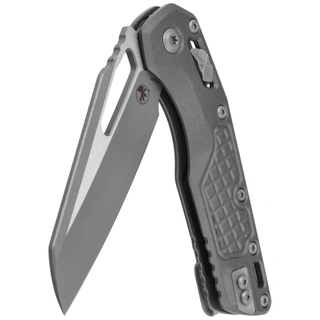 Nóż składany Microtech MSI S/E Natural Clear Frag Aluminium, Apocalyptic M390MK by Tony Marfione (210-10APFRNC)