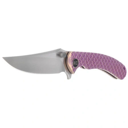 Nóż składany WeKnife Dracarys LE No ???/199 Purple / Golden Titanium, Hand Rubbed Satin M390 (WE25061B-2)