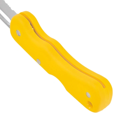 MAC 697 Rescue Knife Yellow Nylon, Mirror 420 (697RSC.Y)