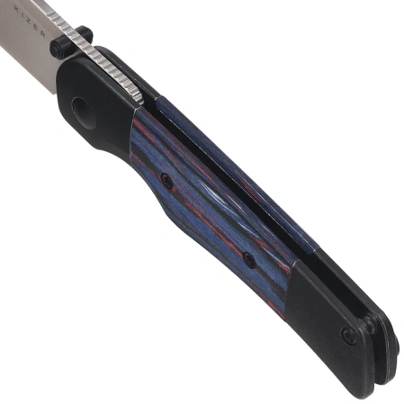 Kizer Coywolf Knife Titanium / Reconstituted Wood, Satin S45VN Derek Sharon (Ki3685A2)
