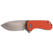 CIVIVI Knife Elementum Flipper Orange G10, Satin Finish (C907R)