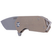 Kubey Knife Campe, Tan G10, Sandblast D2 (KU203C)