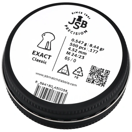 JSB Diabolo Exact 4.52 mm pellets, 500 pcs (546237-500)